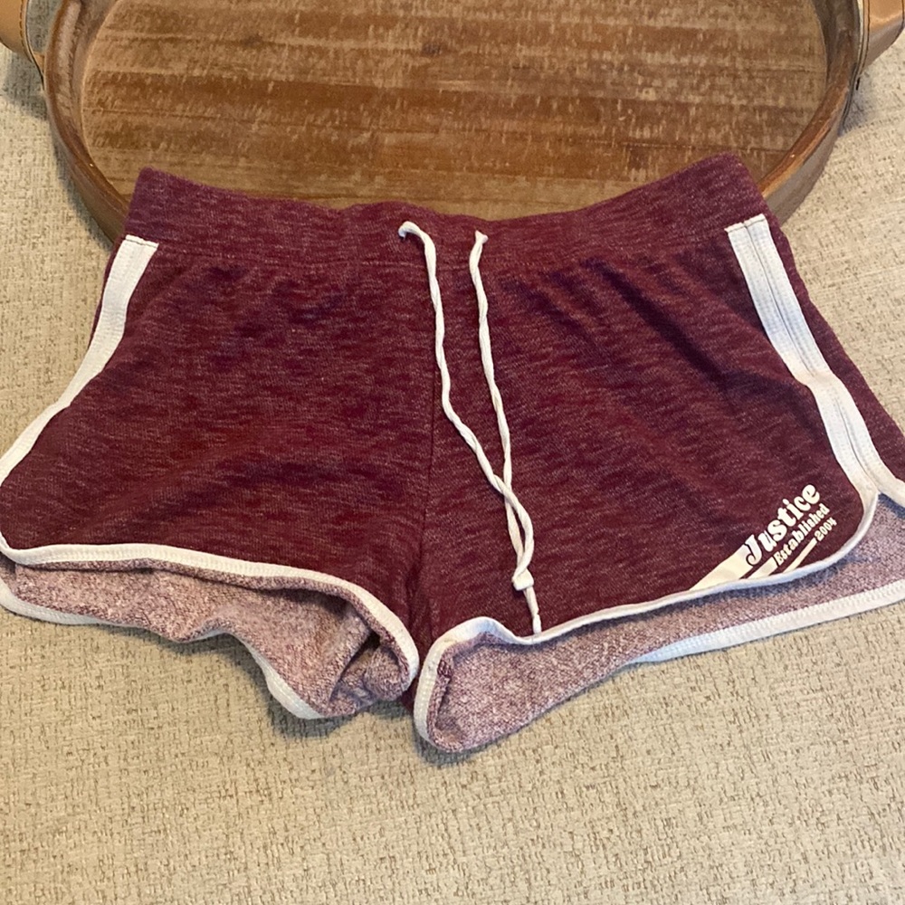 Justice Active, Maroon and white, size 14/16 girls